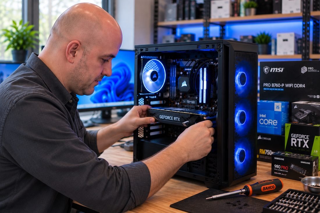 Building a custom PC with new parts